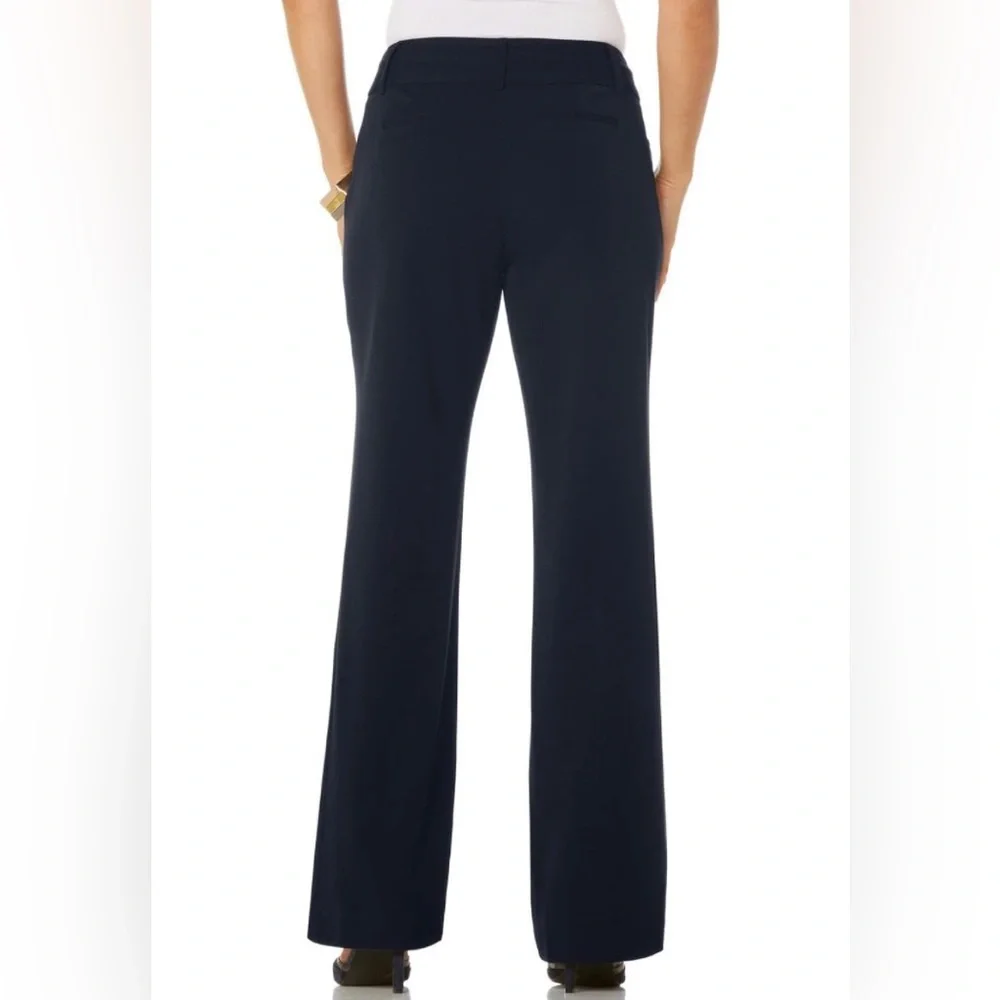 NWT Rafaella Curvy Fit Gabardine Bootcut Stretch Dress Pants Sz 16W - Picture 1 of 5